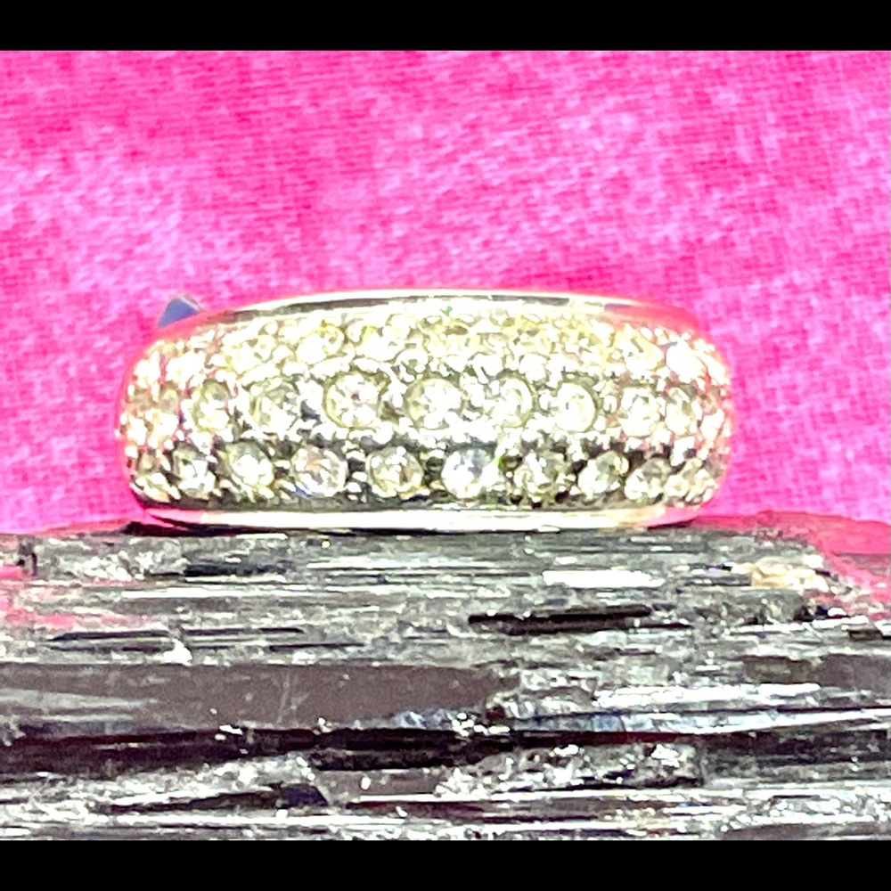 Silver Tone Statement Ring - image 2